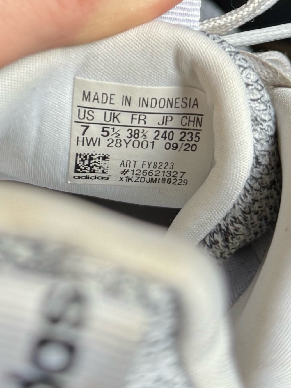 Adidas Lightweight Sneakers in Light Gray - Picture 7 of 7